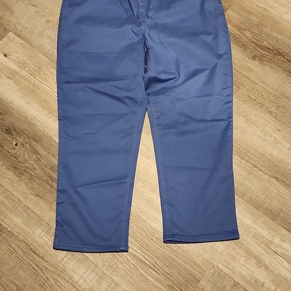 Chico's the SO Lifting crop pants blue size 12/Large (chico's 2) - Picture 2 of 9